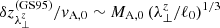 $ \delta z_{\lambda_{\perp}^{z}}^{\mathrm{(GS95)}}/v_{\mathrm{A,0}} \sim M_{\mathrm{A,0}}\,(\lambda_{\perp}^{z}/\ell_0)^{1/3} $