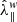 $ \hat{\lambda}_\|^w $