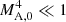$ M_{\rm A,0}^4\ll 1 $