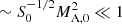 $ \sim S_{0}^{-1/2}M_{\mathrm{A,0}}^2\ll1 $
