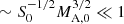 $ \sim S_0^{-1/2}M_{\mathrm{A,0}}^{3/2}\ll1 $