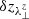 $ \delta z_{\lambda_{\perp}^{z}} $
