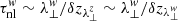 $ \tau_{\mathrm{nl}}^{w}\sim\lambda_{\perp}^{w}/\delta z_{\lambda_{\perp}^{z}}\sim\lambda_{\perp}^{w}/\delta z_{\lambda_{\perp}^{w}} $