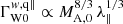 $ \Gamma_{\mathrm{W0}}^{w,\mathrm{q\|}}\propto M_{\mathrm{A,0}}^{8/3}\, \lambda_\|^{1/3} $
