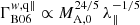$ \Gamma_{\mathrm{B06}}^{w,\mathrm{q\|}}\propto M_{\mathrm{A,0}}^{24/5}\,\lambda_\|^{-1/5} $