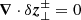 $ \boldsymbol{\nabla}\cdot\delta\boldsymbol{z}_{\perp}^{\pm}=0 $