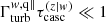 $ \Gamma_{\mathrm{turb}}^{w,\mathrm{q\|}}\tau_{\mathrm{casc}}^{(z|w)}\ll1 $