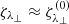 $ \zeta_{\lambda_\perp}\approx\zeta_{\lambda_\perp}^{(0)} $