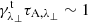 $ \gamma_{\lambda_\perp}^{\rm t}\tau_{\rm A,\lambda_\perp}\sim 1 $