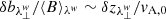 $ \delta b_{\lambda_{\perp}^{w}}/\langle B\rangle_{\lambda^w}\sim\delta z_{\lambda_{\perp}^{w}}/v_{\mathrm{A,0}} $