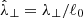 $ \hat{\lambda}_\perp=\lambda_\perp/\ell_0 $