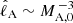 $ \hat{\ell}_{\mathrm{A}}\sim M_{\mathrm{A,0}}^{\,-3} $