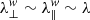 $ \lambda_{\perp}^{w}\sim\lambda_{\|}^{w}\sim\lambda $