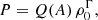 $$ \begin{aligned} P=Q(A) \, \rho ^{\Gamma }_0 , \end{aligned} $$