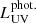 $ L_{\mathrm{UV}}^{\mathrm{phot.}} $
