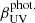 $ \beta_{\mathrm{UV}}^{\mathrm{phot.}} $