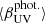 $ \langle\beta_{\mathrm{UV}}^{\mathrm{phot.}}\rangle $