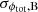 $ {{\sigma_{{{\phi_{\text{tot}}}}{\rm,B}}}} $