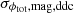$ {{\sigma_{{{\phi_{\text{tot}}}}{\rm,mag,ddc}}}} $