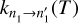 $\[k_{n_1 \rightarrow n_1^{\prime}}(T)\]$