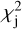$\chi _{\rm{j}}^2$