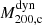 $ M_{200,\mathrm{c}}^{\mathrm{dyn}} $