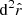 $ \mathrm{d}^2 \hat{r} $