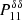 $ P^{\delta \delta}_{11} $