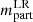 $ m_{\mathrm{part}}^{\mathrm{LR}} $