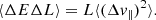 $$ \begin{aligned} \langle \Delta E \Delta L \rangle&= L \langle (\Delta v_{\parallel })^2 \rangle . \end{aligned} $$