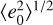 $\[\left\langle e_0^2\right\rangle^{1 / 2}\]$