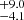 $ ^{+9.0}_{-4.1} $