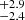 $ ^{+2.9}_{-2.4} $
