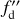 $f_{\rm{d}}^{\prime \prime }$