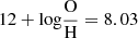 $ 12+{\log}\frac{\mathrm{O}}{\mathrm{H}}=8.03 $
