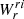 $ W^{ri}_{r} $