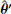 $ \boldsymbol{\hat{\theta}{\prime}} $