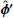 $ \boldsymbol{\hat{\phi}{\prime}} $