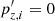 $ p^\prime_{z,i}=0 $