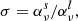 $$ \begin{aligned} \sigma&= \alpha ^s_\nu / \alpha ^l_\nu , \end{aligned} $$