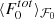 $ \langle F_0^{tot}\rangle_{\mathcal{F}_0} $