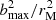 $ b_{\rm max}^2/r_{\rm M}^2 $