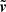$ \tilde{\boldsymbol{v}} $