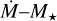 $\[\dot{M}{-}M_{\star}\]$