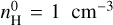 $\[n_{\mathrm{H}}^0=1 \mathrm{~cm}^{-3}\]$