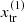 $ x_{\mathrm{tr}}^{(1)} $
