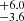 $ _{-3.6}^{+6.0} $