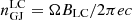 $ n^{\mathrm{LC}}_{\mathrm{GJ}}=\Omega B_{\mathrm{LC}}/2\pi e c $