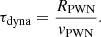 $$ \begin{aligned} \tau _{\rm dyna} = \frac{R_{\rm PWN}}{v_{\rm PWN}}. \end{aligned} $$