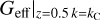 $\[\left.G_{\mathrm{eff}}\right|_{z=0.5 k=k_{\mathrm{C}}}\]$